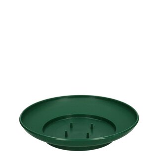 4A Kunststof Schaal | Kleur: Groen | Diameter 19 centimeter | Hoogte 4 centimeter | Per 6 schalen