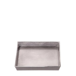 4A Kunststof Melamine Schaal | Kleur: Zilverkleurig | Diameter 12 centimeter | Hoogte 2 centimeter | Kerst Decoratie | Per 12 schalen