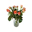 Fresh orange roses "Maryo Orange"| ↕ 60cm | Ø 5.5 per rose | Per 10 roses