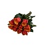 Fresh red-orange roses "Espana Orange Red" | ↕ 60cm | Ø 4.5 cm per rose | Per 10 roses