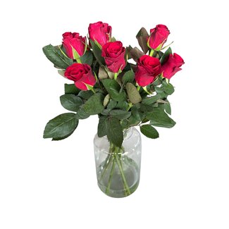 Freshy Fresh red roses "Tacazzi Vibrant Red"| ↕ 60 cm | Ø 5.5 cm per rose | Per 10 roses