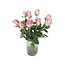Fresh pink roses "Athena Royal Pink Ash" | ↕ 60 cm | Ø 5.5 per rose | Per 10 roses