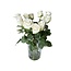 Frische weiße Rosen "Count Down Pure White" | ↕ 60 cm | Ø 5.5 pro Rose | Pro 10 Rosen
