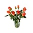 Fresh orange roses "Orange Bright Wave" | ↕ 60 cm | Ø 5.5 per rose | Per 10 roses