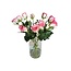 Fresh cherry-coloured roses "Glow Cerise" | ↕ 60cm | Ø 5.5 cm per rose | Per 10 roses