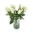 Fresh cream-white roses "Athena Creamy White" | ↕ 60cm | Ø 5.5 cm per rose | Per 10 roses