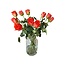 Fresh orange roses "Patz Orange" | ↕ 60 cm | Ø 5.5 cm per rose | Per 10 roses