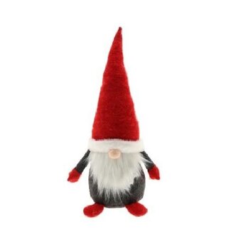 4A Red Christmas Decoration Gnome | Christmas Decoration | Length 19 centimeter | Width 22 centimeter | Height 50 centimeter | Per 6 gnomes