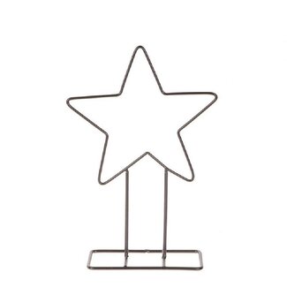 4A Black Star | Christmas Decoration | Diameter 30 centimetre | Height 40 centimetre | Per 12 stars