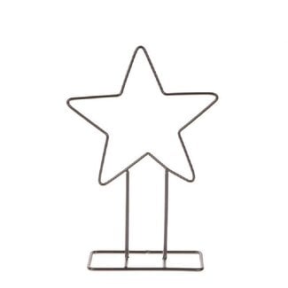 4A Ster | Kleur: Zwart | Kerst Decoratie | Diameter 30 centimeter | Hoogte 40 centimeter | Per 12 sterren