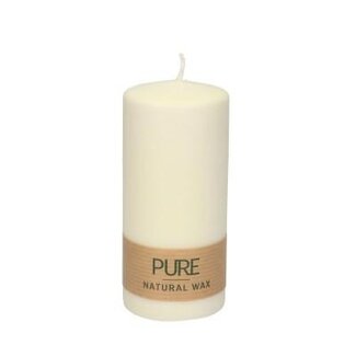 4A Natural White Pillar Candle Eco Natural Wax | Diameter 6 centimeter | Height 13 centimeter | Per 6 candles