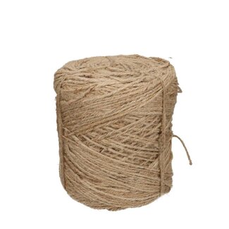4A Light brown Natural Flax Rope Cord | Diameter 3.5 millimeter | Weight 1 kilo | Per ball