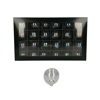 4A Transparent Christmas baubles | Diameter 40 millimeter | Per 48 christmas baubles