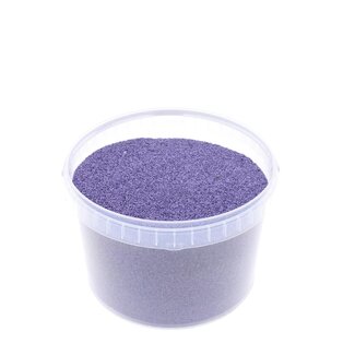 4A Purple Decorative Sand | Diameter 0.1 - 0.5 millimetre | in resealable bucket | Contents 3 litre | Per bucket
