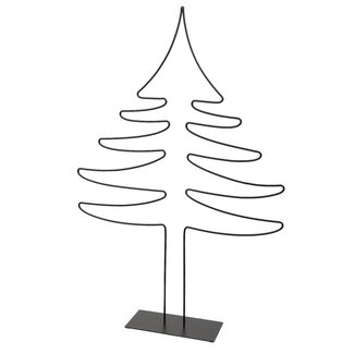 4A Black Metal Christmas Tree | Christmas Decoration | Diameter 40 centimeter | Height 60 centimeter | Per Christmas tree