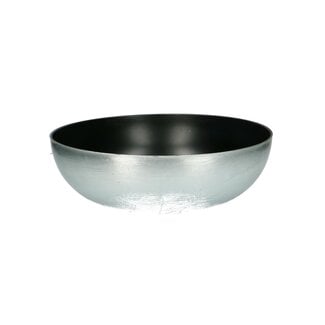 4A Melamine Schaal | Kleur: Zilverkleurig | Kerst Decoratie | Diameter 30 centimeter | Hoogte 10 centimeter | Per 12 schalen