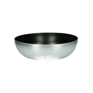 4A Silver-coloured Melamine Bowl | Christmas Decoration | Diameter 30 centimetre | Height 10 centimetre | Per 12 bowls