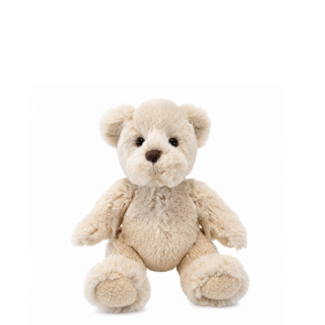 4A Pluche Knuffelbeer | Kleur: Lichtbruin | Lengte 12 centimeter | Kerst Decoratie | Per 9 beren