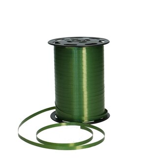 4A Dark green Curly ribbon 003 | Width 5 millimetre | Length 500 metre | Per roll