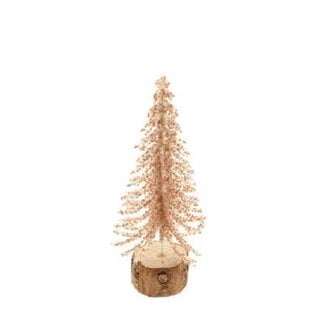 4A Light pink Christmas tree | Christmas decoration | Diameter 8 centimeter | Height 19 centimeter | Per 16 Christmas trees
