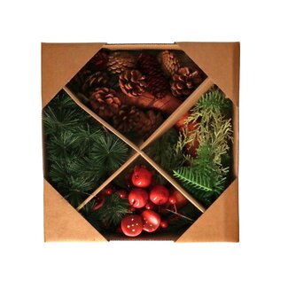 4A Red Do-it-yourself DIY Hobby Christmas Decoration | Diameter 30 centimeter | Per box