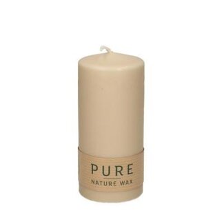 4A Ivory white Pillar candle Eco Natural Wax | Diameter 6 centimeter | Height 13 centimeter | Per 6 candles