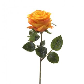 4A Yellow Artificial Roses | Length 45 centimeter | Per 12 roses