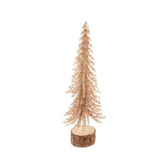 4A Light pink Christmas tree | Christmas decoration | Diameter 9.5 centimetre | Height 29 centimetre | Per 12 Christmas trees