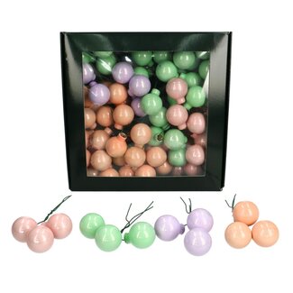4A Mixed Colours Pearl Christmas Baubles | Diameter 25 millimeter | Per 144 Christmas Baubles