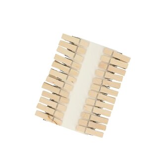 4A Light brown Wooden Peg | Length 35 millimeter | Per 24 pegs