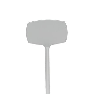 4A Natural White Slanted Insert Label | Length 35 centimeter | Per 10 Insert Labels