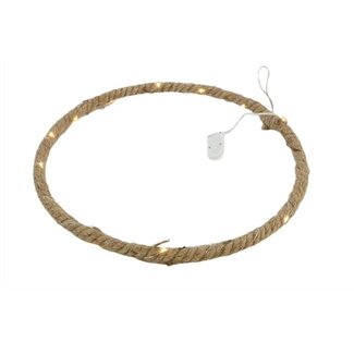 4A Light brown LED Hanger Ring | Christmas Decoration | Diameter 40 centimetre | Per 4 hangers
