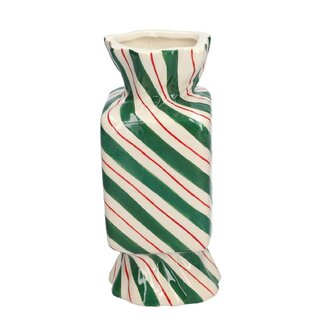 4A Kerst Keramiek Candy vaas d9*20cm