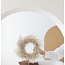 Flax wreath | Colour: White | Ø 30 centimeter | Available to order per wreath