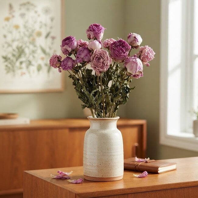 Bouquet of dried flowers Paeonia Passion | Colour: Pink Mix | Length: 65 centimetres | Per 10 Peonies
