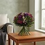 Boeket Droogbloemen “Malaga Purple Fuchsia” | Lengte ± 20 centimeter | Met paarse en roze bloemen | Per boeket