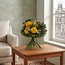 Boeket Droogbloemen “Madrid Yellow” | Lengte ± 20 centimeter | Met verschillende gele bloemen | Per boeket
