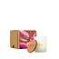 Essence de bois de santal Bougie parfumée au soja en verre | Essence de bois de santal | Environ 25 heures de combustion | Par verre