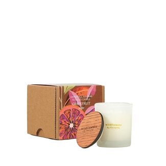 Dutch Dried Sauge & Pamplemousse Soja Bougie parfumée en verre | Pamplemousse Sauge | Environ 25 heures de combustion | Par verre