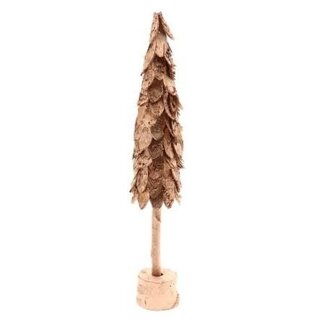 4A Copper-coloured Birchwood Christmas Tree | Christmas Decoration | Height 50 centimetres | Per 6 Christmas trees