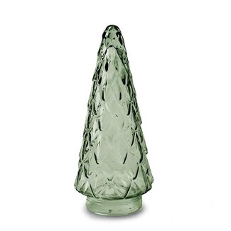 4A Nobilis Kerstboom Decoratie | Kleur: Groen | Kerst Decoratie | Diameter 9 centimeter | Hoogte 23 centimeter | Per 12 kerstbomen