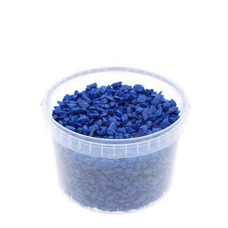 4A Pierres fines bleues dans seau réutilisable | Diamètre 9 - 13 millimeter | Contenu 3 liter | Par seau