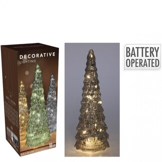 4A Sapin de Noël LED | Décoration de Noël | Hauteur 24 centimeter | Par sapin de Noël