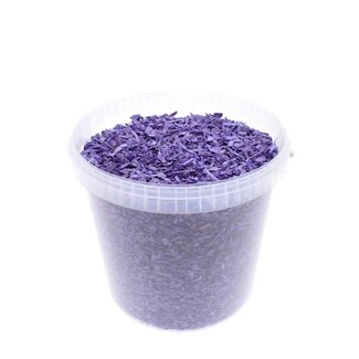4A Purple Woodchips in Reusable Bucket | Diameter 8 millimeter | Content 10 liter | Per bucket