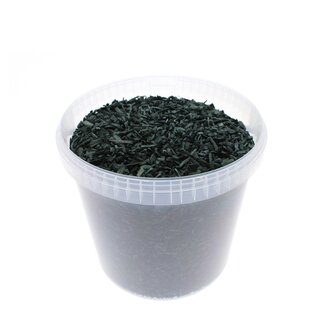 4A Black Wood Chips in Reusable Bucket | Diameter 8 millimetre | Contents 10 litre | Per bucket