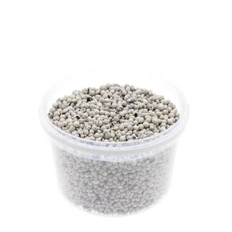 4A Cream Terracotta Balls in Reusable Bucket | Cream-coloured Decorative Granules | Diameter 4 - 8 millimeter | Contents 3 litre | Per bucket