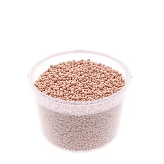 4A Pink Orange Terracotta Balls in Reusable Bucket | Multicolour Decoration Beads | Diameter 4 - 8 millimetre | Content 3 litre | Per bucket