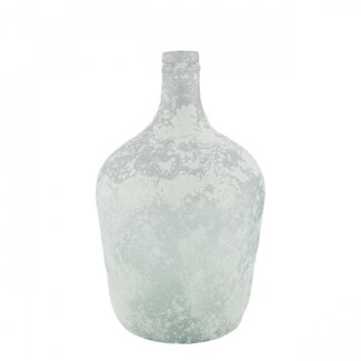 4A Vase Bouteille Gris | Collection Maritime | Diamètre 18 centimeter | Hauteur 30 centimeter | Par vase