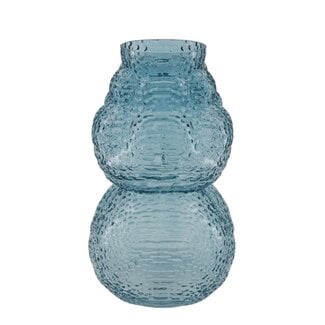 4A Vaas “Day” | Kleur: Blauw | Maritiem Collectie | Diameter 16.5 centimeter | Hoogte 27.5 centimeter | Per 2 vazen