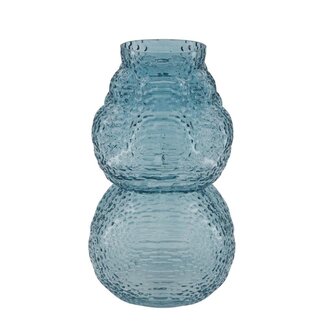 4A Vase Bleu “Day” | Collection Maritime | Diamètre 16.5 centimeter | Hauteur 27.5 centimeter | Par 2 vases